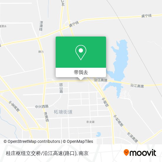 桂庄枢纽立交桥/沿江高速(路口)地图