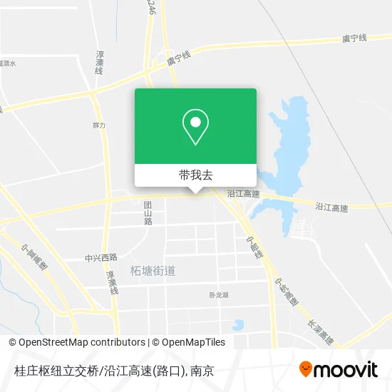 桂庄枢纽立交桥/沿江高速(路口)地图