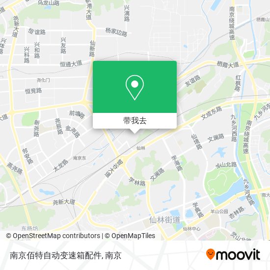 南京佰特自动变速箱配件地图