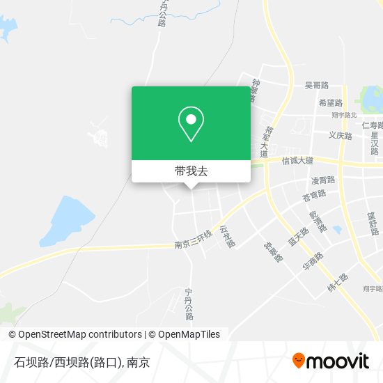石坝路/西坝路(路口)地图
