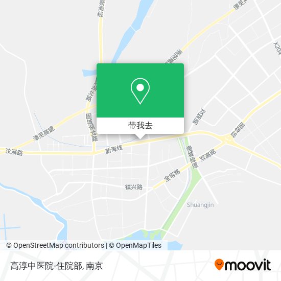 高淳中医院-住院部地图