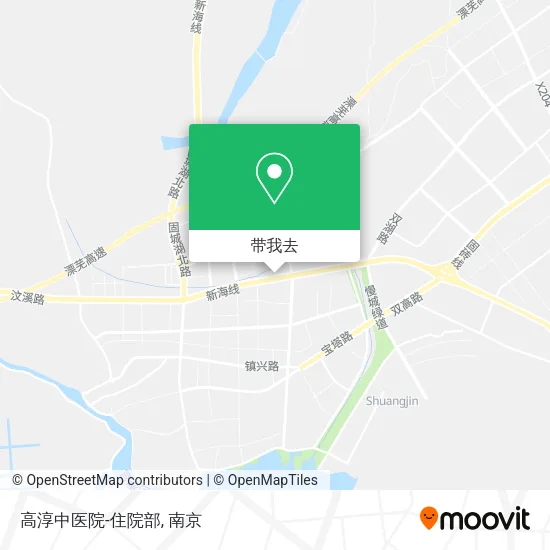 高淳中医院-住院部地图