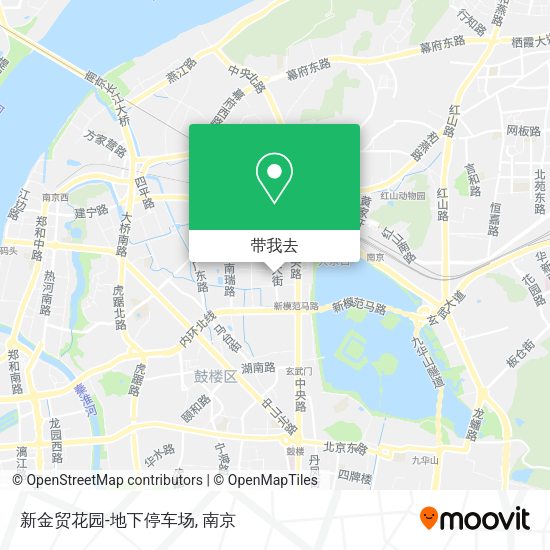 新金贸花园-地下停车场地图