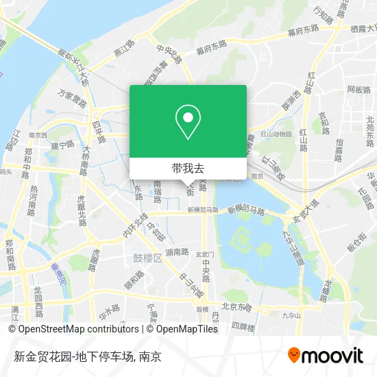新金贸花园-地下停车场地图