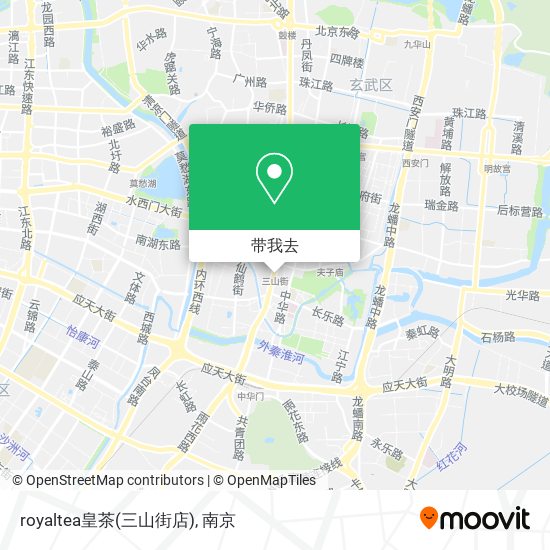 royaltea皇茶(三山街店)地图