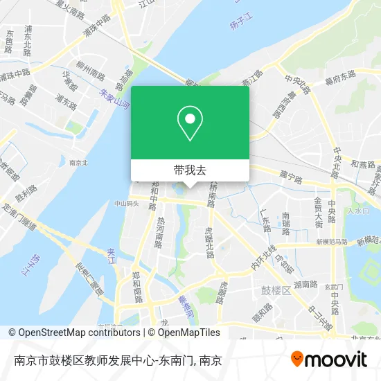 南京市鼓楼区教师发展中心-东南门地图