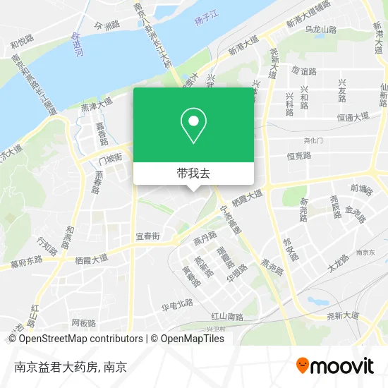 南京益君大药房地图