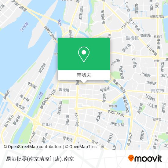 易酒批零(南京清凉门店)地图