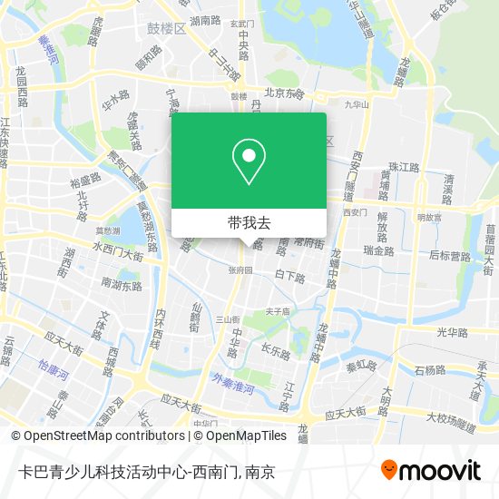 卡巴青少儿科技活动中心-西南门地图