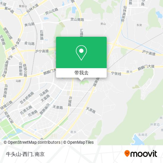 牛头山-西门地图