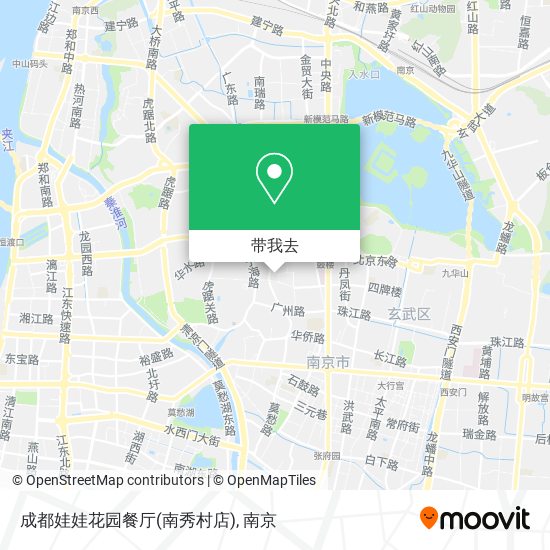 成都娃娃花园餐厅(南秀村店)地图