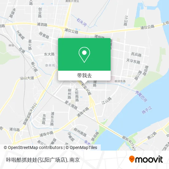 咔啦酷抓娃娃(弘阳广场店)地图