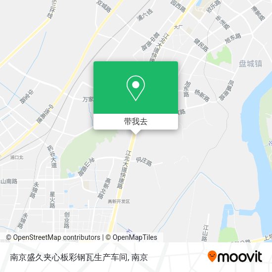 南京盛久夹心板彩钢瓦生产车间地图