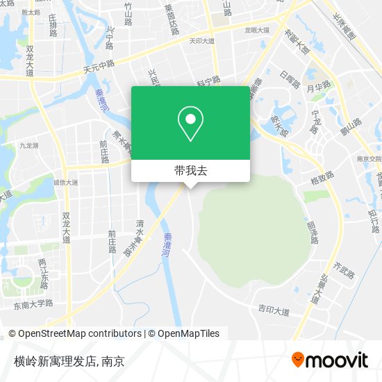 横岭新寓理发店地图