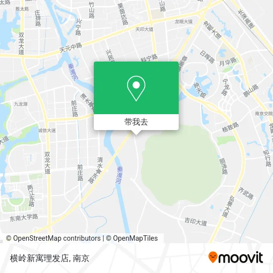 横岭新寓理发店地图
