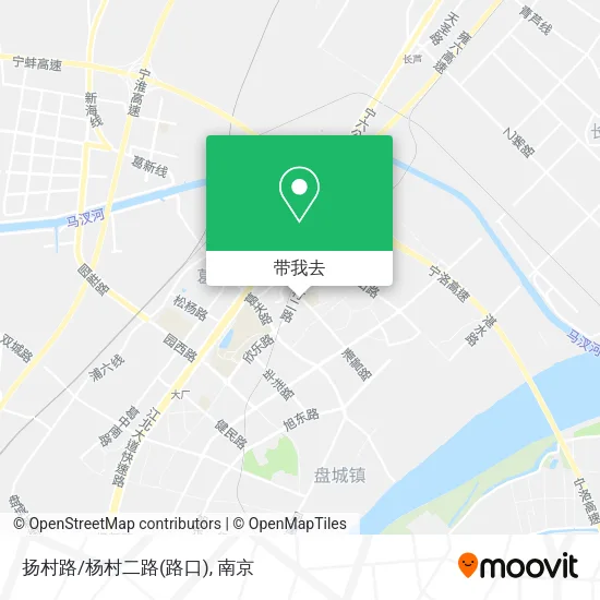 扬村路/杨村二路(路口)地图