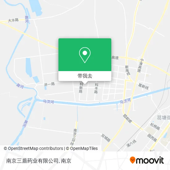 南京三盾药业有限公司地图