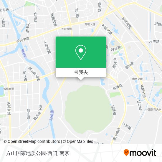 方山国家地质公园-西门地图