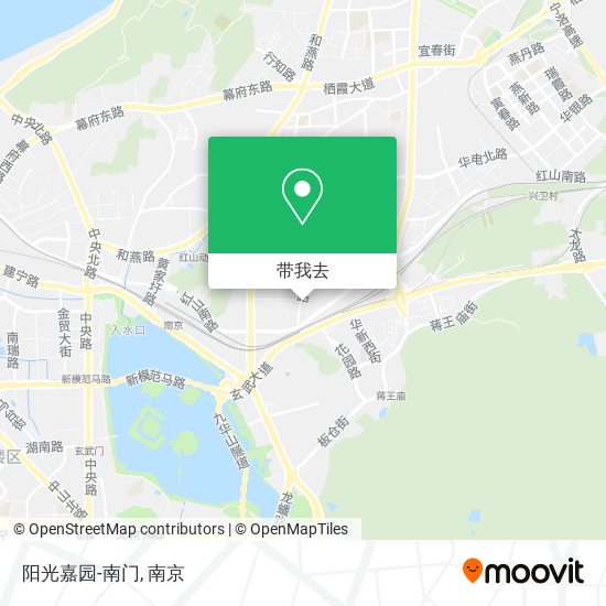 阳光嘉园-南门地图