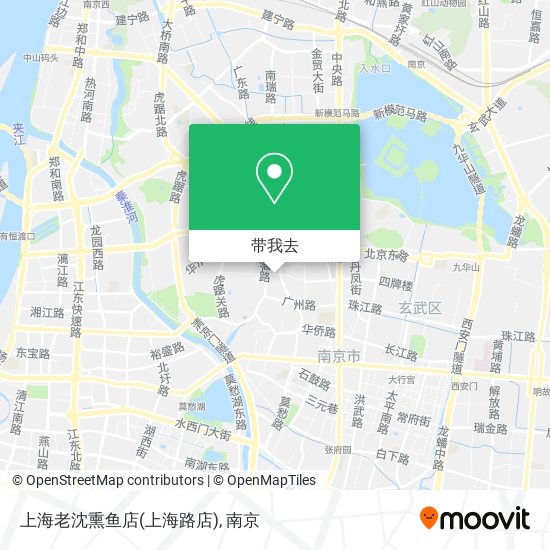 上海老沈熏鱼店(上海路店)地图