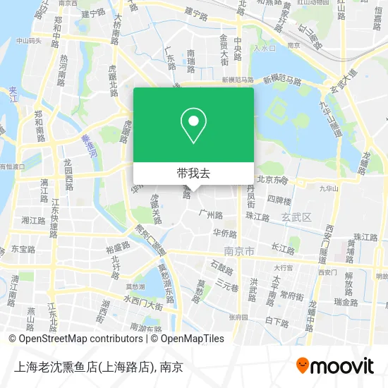 上海老沈熏鱼店(上海路店)地图