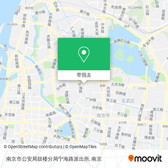 南京市公安局鼓楼分局宁海路派出所地图