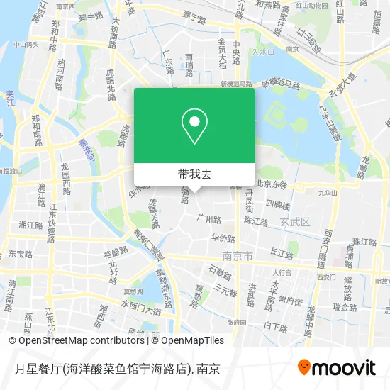 月星餐厅(海洋酸菜鱼馆宁海路店)地图