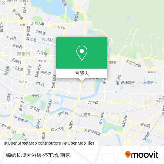锦绣长城大酒店-停车场地图