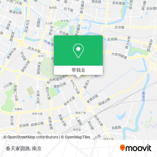 春天家园路地图