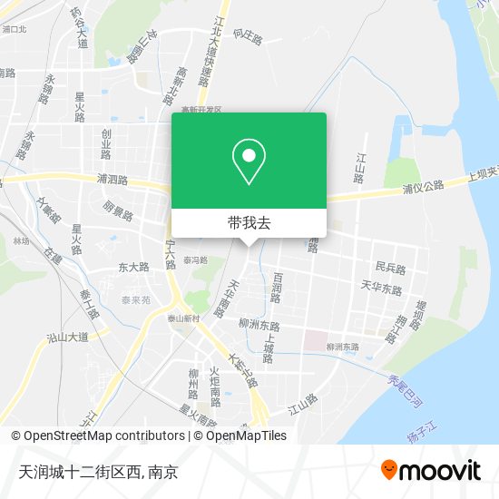 天润城十二街区西地图