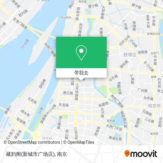 藏韵阁(新城市广场店)地图