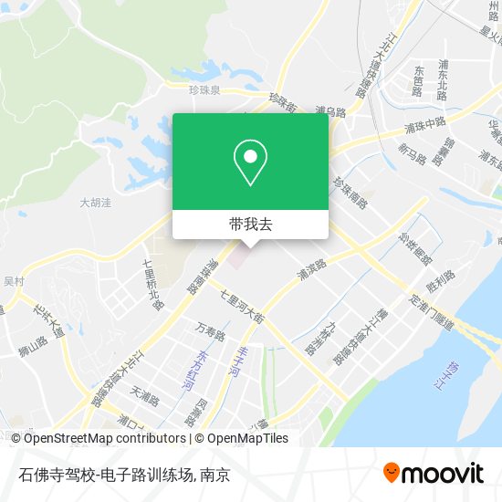石佛寺驾校-电子路训练场地图
