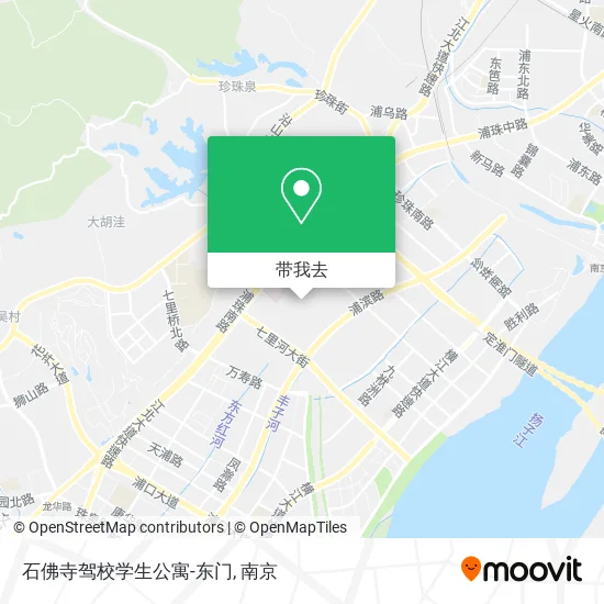 石佛寺驾校学生公寓-东门地图