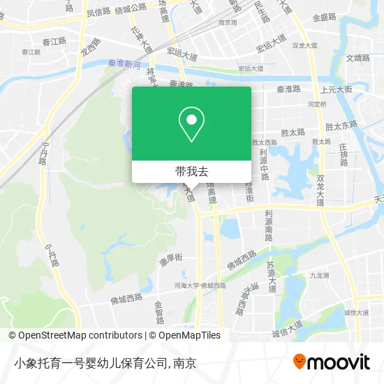 小象托育一号婴幼儿保育公司地图