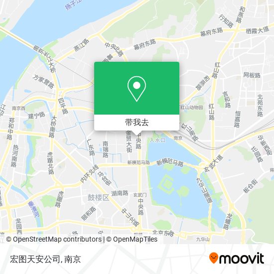 宏图天安公司地图