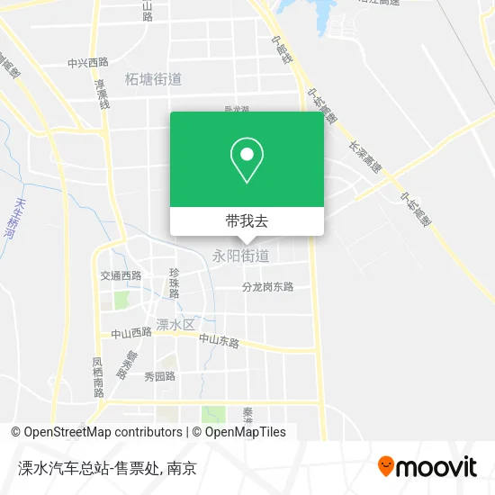 溧水汽车总站-售票处地图