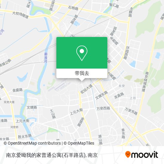 南京爱呦我的家普通公寓(石羊路店)地图