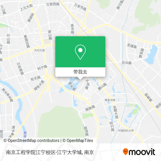 南京工程学院江宁校区-江宁大学城地图