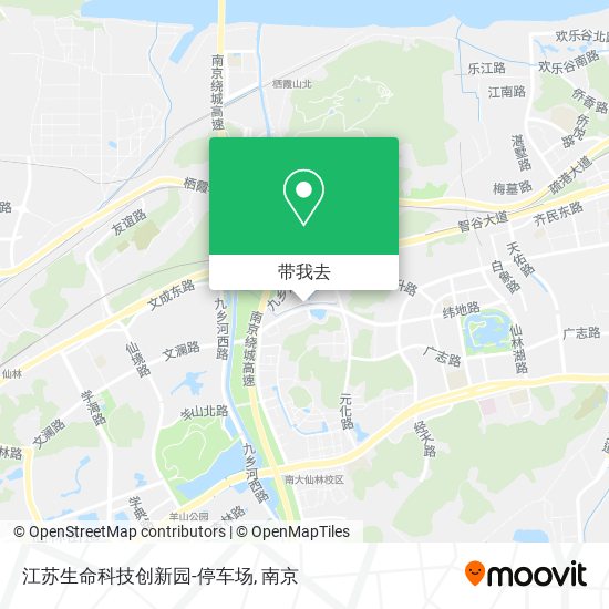 江苏生命科技创新园-停车场地图