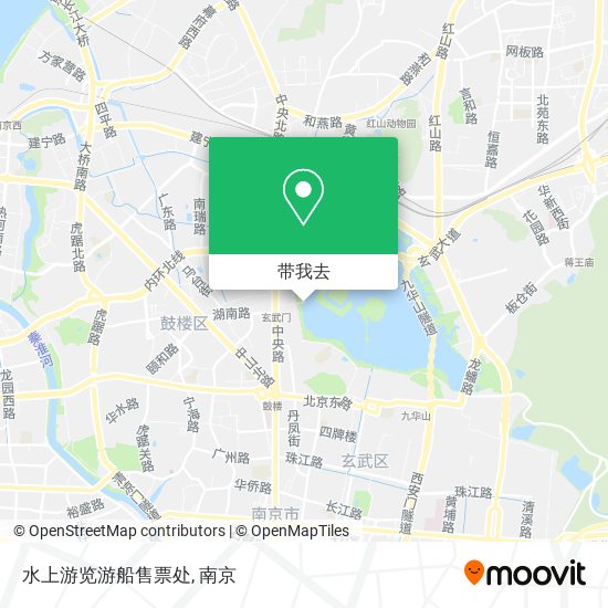 水上游览游船售票处地图