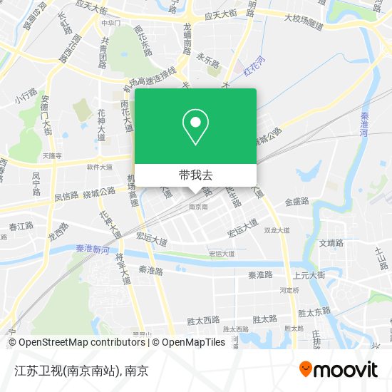 江苏卫视(南京南站)地图