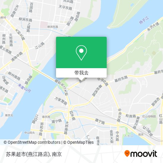 苏果超市(燕江路店)地图