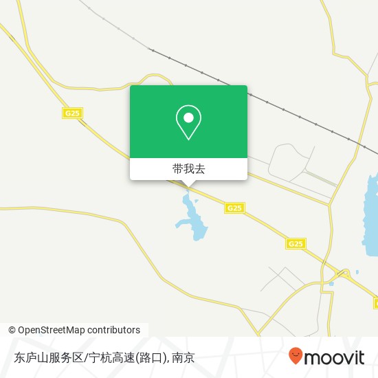 东庐山服务区/宁杭高速(路口)地图