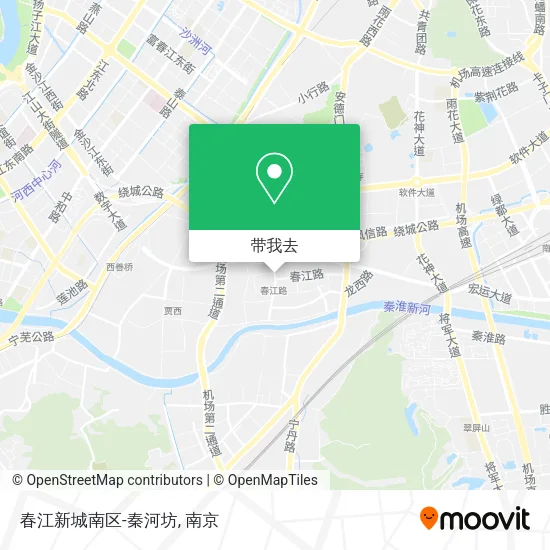 春江新城南区-秦河坊地图