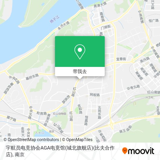 宇航员电竞协会AGA电竞馆(城北旗舰店)(比夫合作店)地图