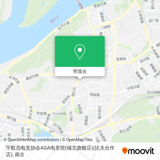 宇航员电竞协会AGA电竞馆(城北旗舰店)(比夫合作店)地图