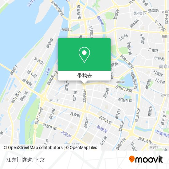 江东门隧道地图