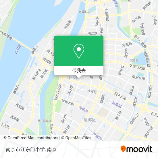 南京市江东门小学地图