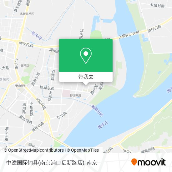 中逵国际钓具(南京浦口启新路店)地图