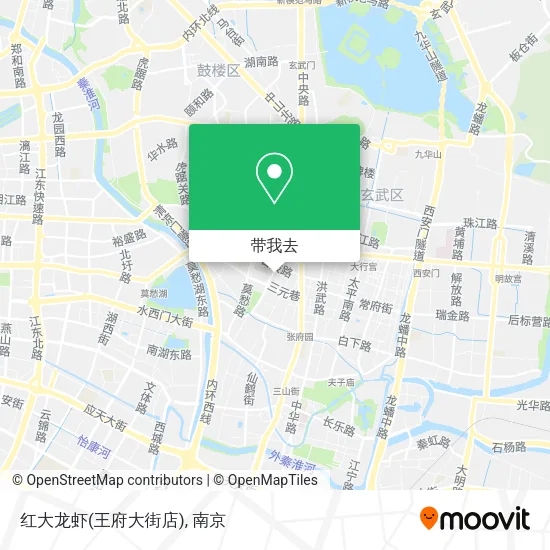 红大龙虾(王府大街店)地图